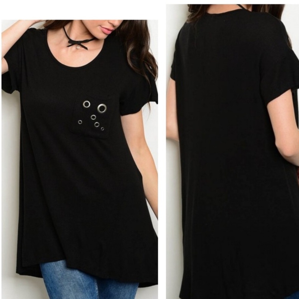 Black Relaxed Fit Shirt NWOT